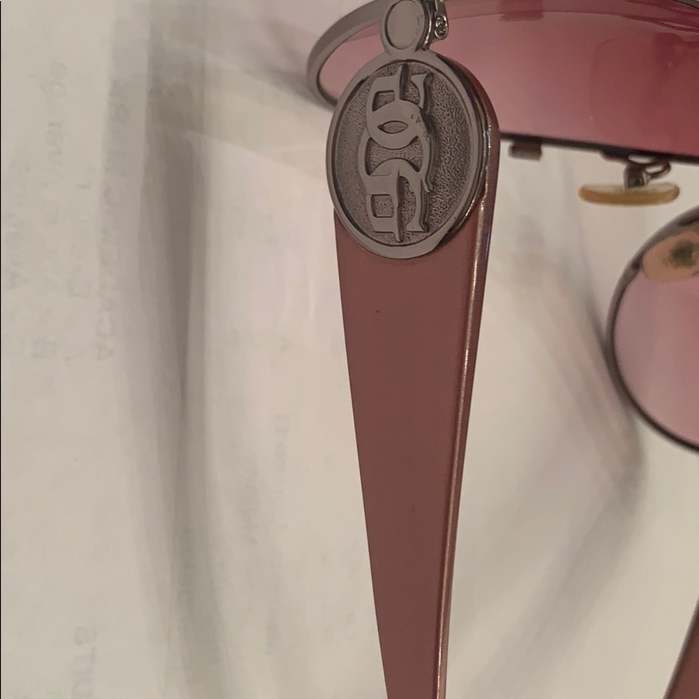 🌸🌸🌸🛍🕶 Vintage Pink Guess Aviator sunglasses - Picture 4 of 14